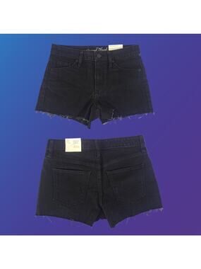 Universal Thread Black Cutoff Jean High Rise Shortie Shorts Size 2